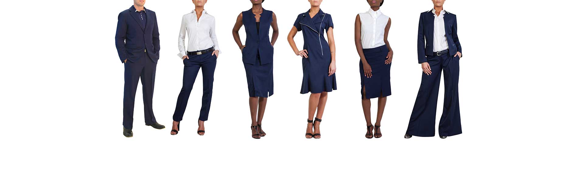 karma clothing corporate wear range navy